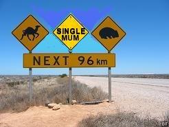 outback road sign